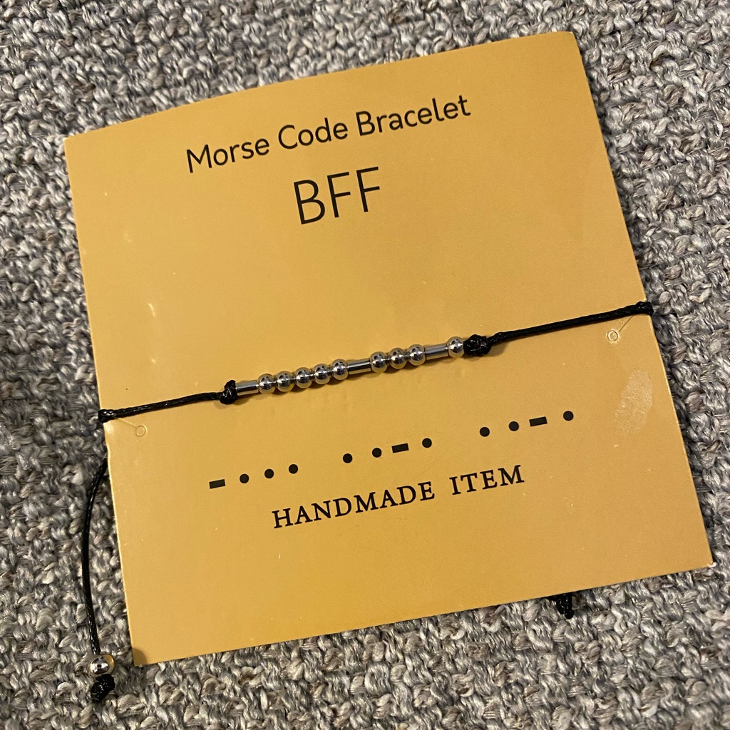 Morse Code Bracelet - #84